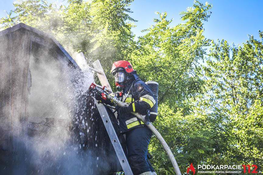 Pożar pustostanu Rymanów