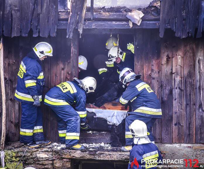 Pożar pustostanu Rymanów