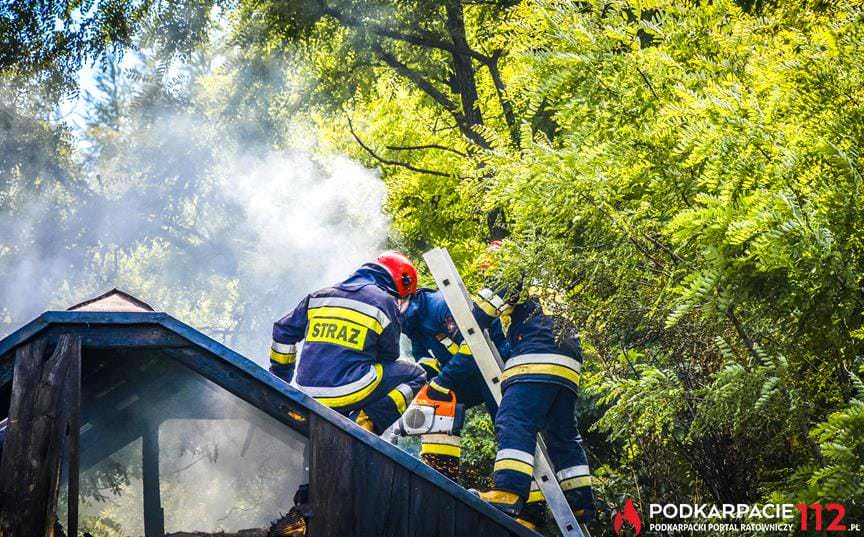 Pożar pustostanu Rymanów