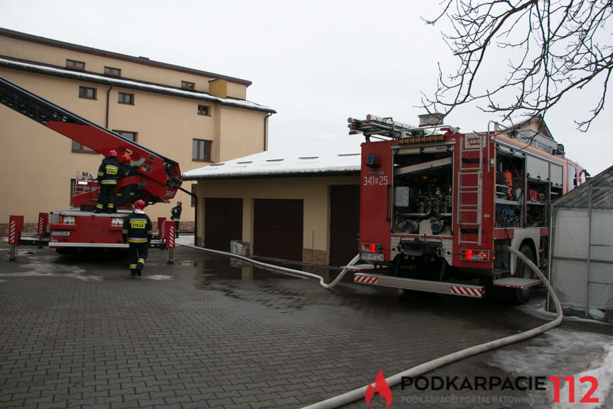 Pożar w Domu Księży Seniorów w Korczynie