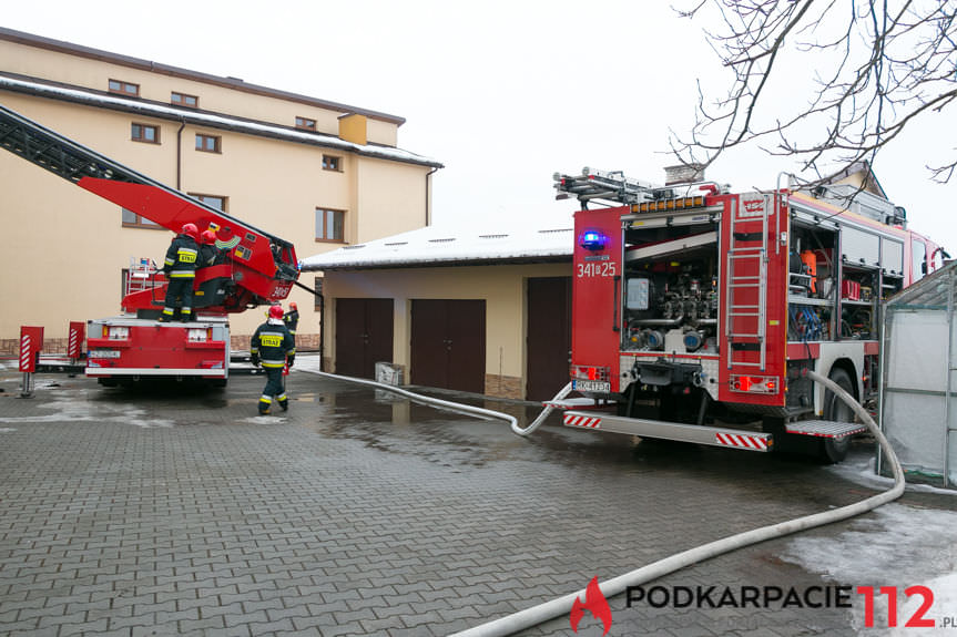 Pożar w Domu Księży Seniorów w Korczynie