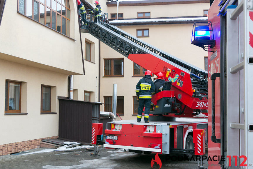 Pożar w Domu Księży Seniorów w Korczynie