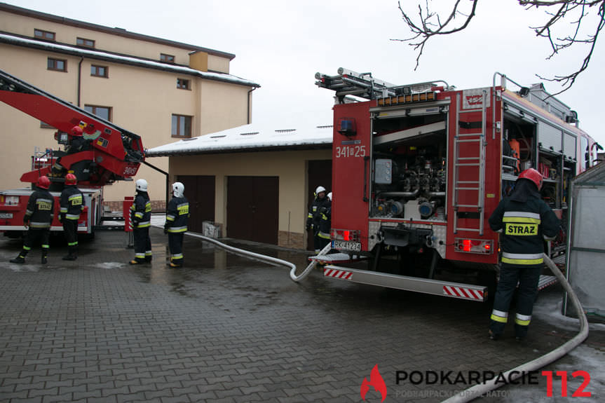 Pożar w Domu Księży Seniorów w Korczynie