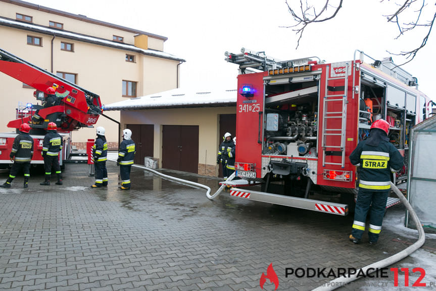 Pożar w Domu Księży Seniorów w Korczynie