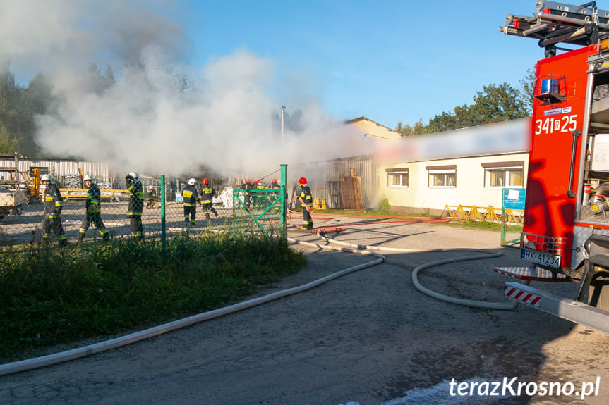 Pożar w Korczynie