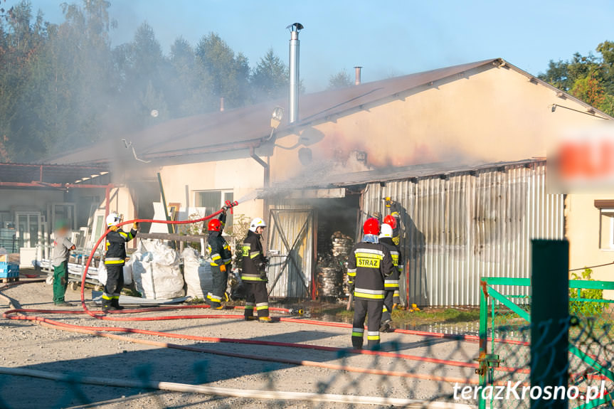 Pożar w Korczynie