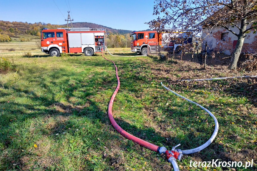 Pożar w Odrzykoniu