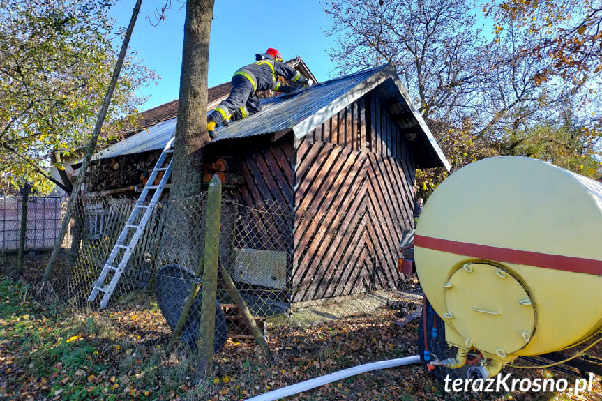 Pożar w Odrzykoniu