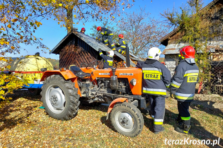 Pożar w Odrzykoniu