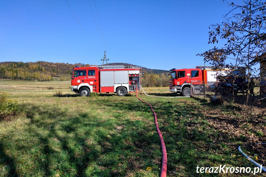 Pożar w Odrzykoniu