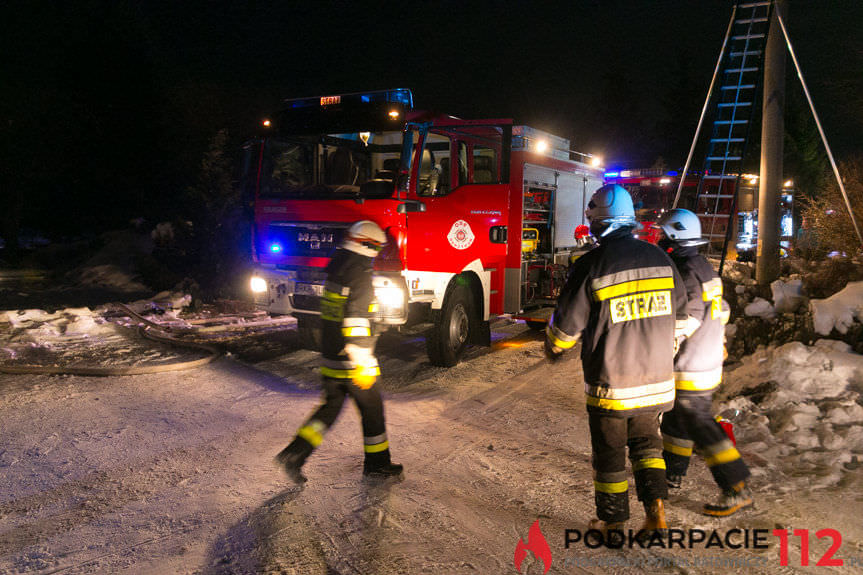 Pożar w Odrzykoniu