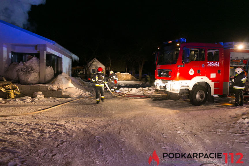 Pożar w Odrzykoniu