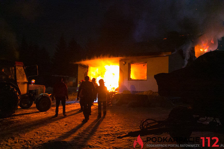 Pożar w Odrzykoniu