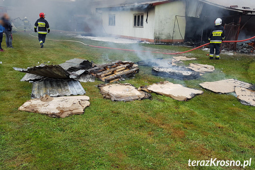 Pożar w Odrzykoniu