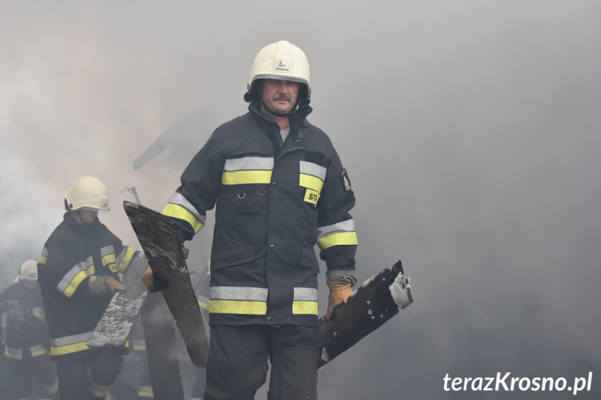 Pożar w Odrzykoniu