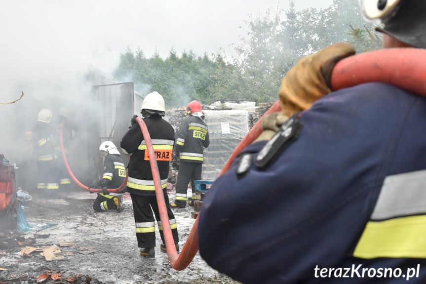 Pożar w Odrzykoniu