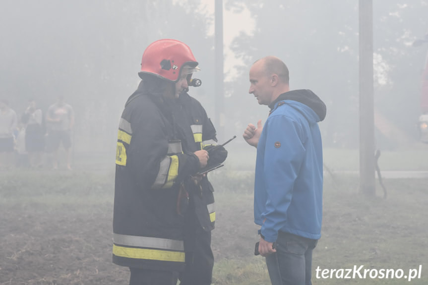 Pożar w Odrzykoniu