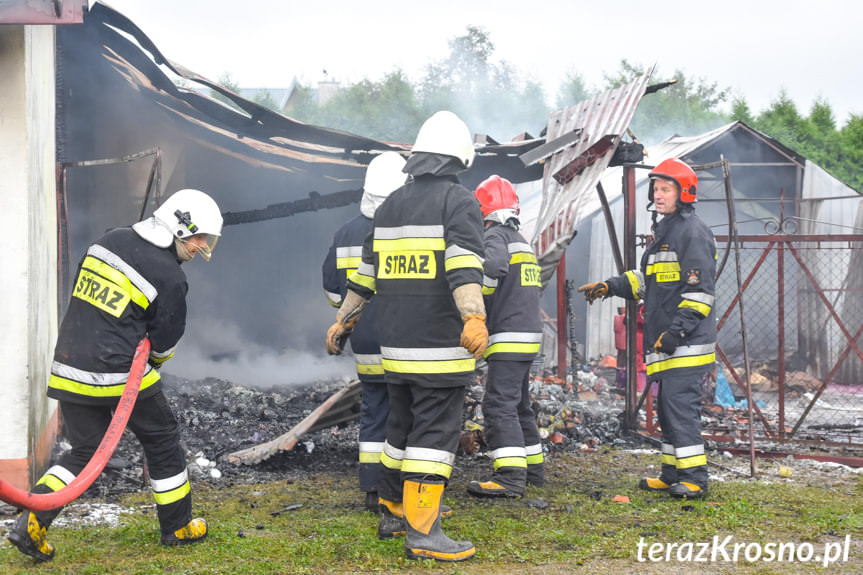 Pożar w Odrzykoniu