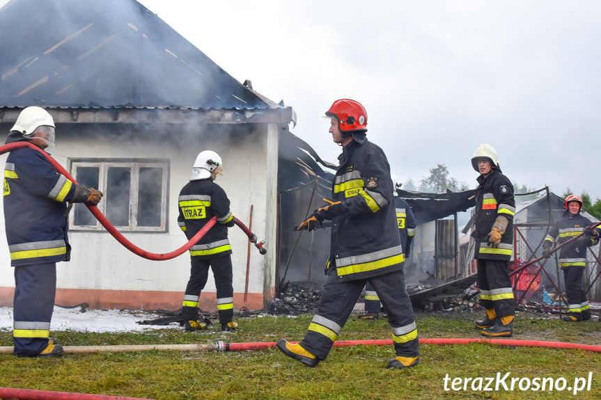 Pożar w Odrzykoniu