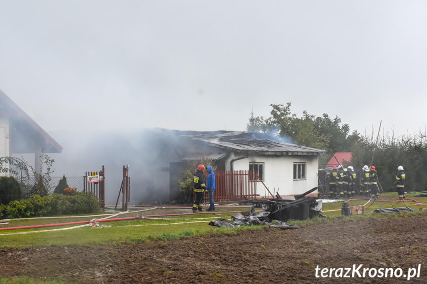 Pożar w Odrzykoniu