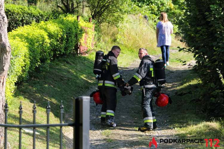 Pożar w Odrzykoniu 