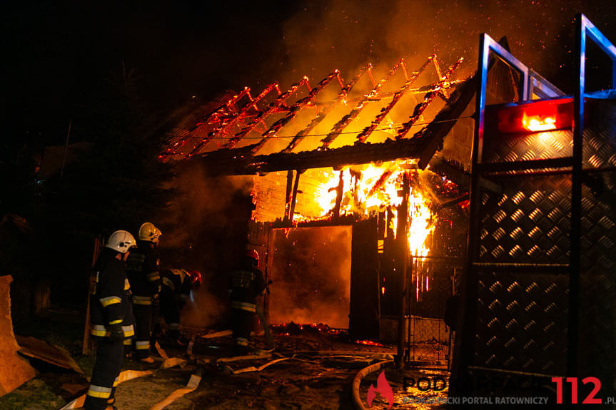 Pożar w Posadzie Górnej