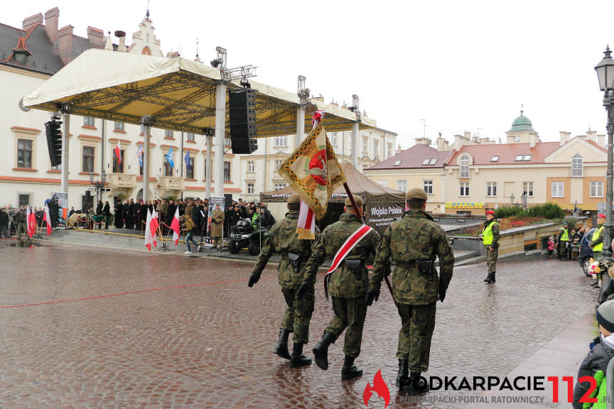 Przysięga żołnierzy WOT na rynku w Rzeszowie