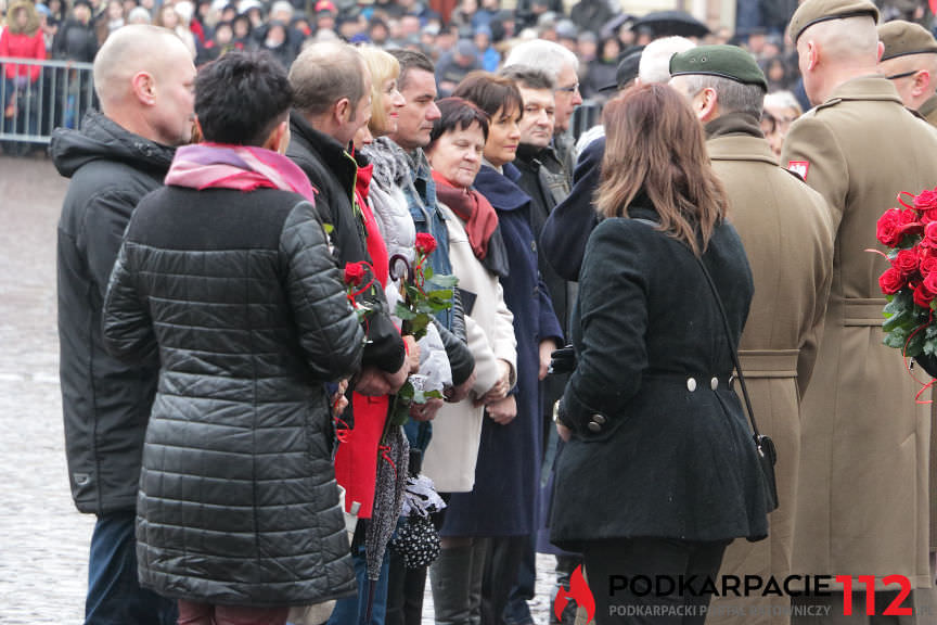 Przysięga żołnierzy WOT na rynku w Rzeszowie