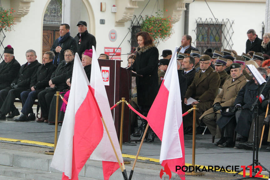 Przysięga żołnierzy WOT na rynku w Rzeszowie