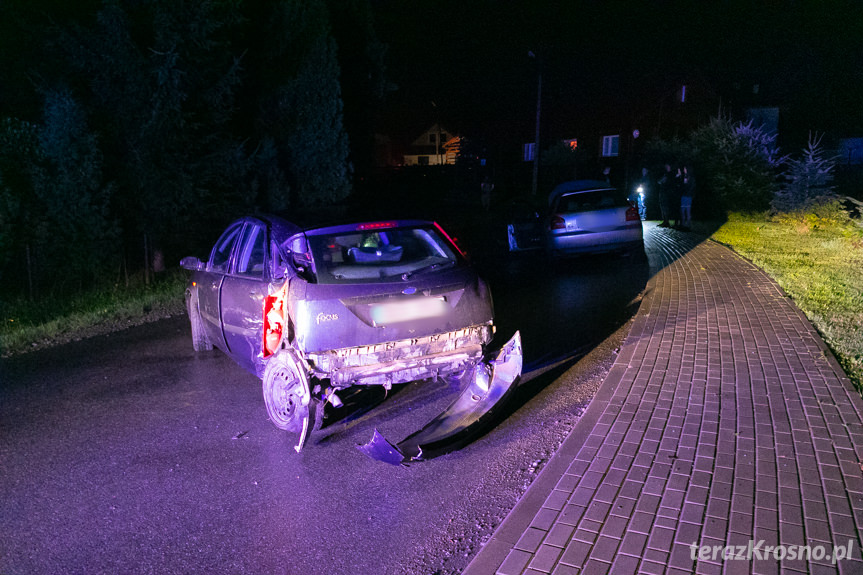 Rogi. Zderzenie forda i audi