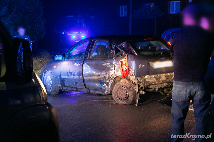 Rogi. Zderzenie forda i audi