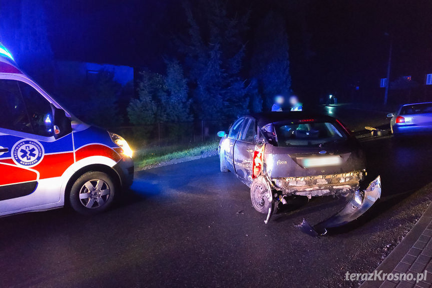 Rogi. Zderzenie forda i audi