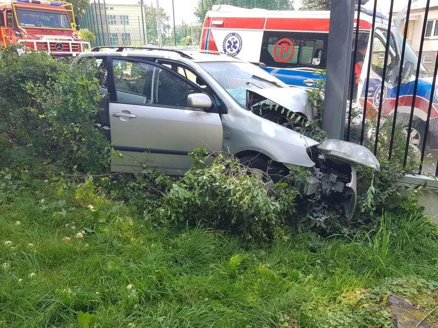 Sobotnia kolizja na ul.Konopnickiej w Krośnie