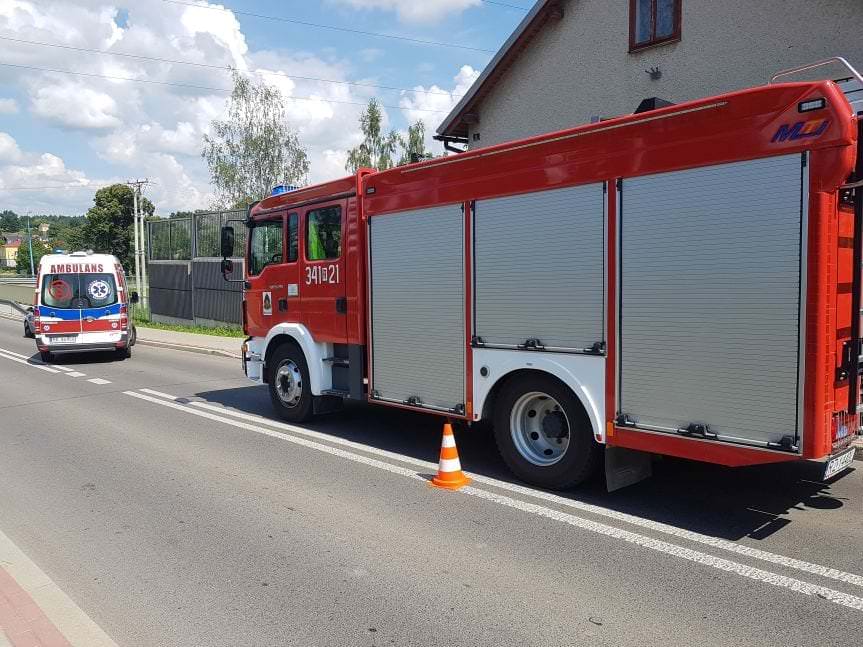 Sobotnia kolizja na ul.Konopnickiej w Krośnie