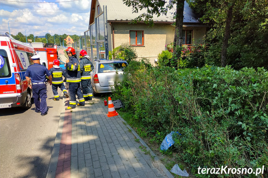 Sobotnia kolizja na ul.Konopnickiej w Krośnie