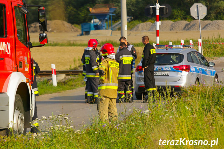 Szebnie. Tragiczny wypadek na przejeździe kolejowym