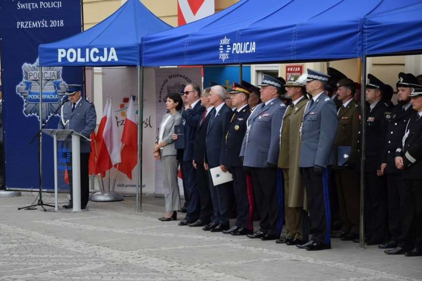 Wojewódzkie obchody Święta Policji w Przemyślu