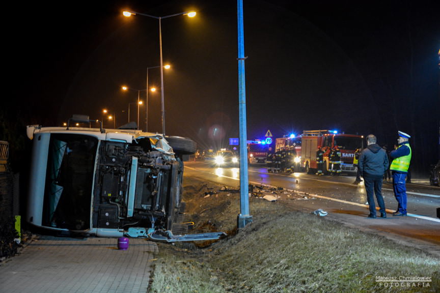 Wypadek DK9 Nowa Dęba 16.02.2019