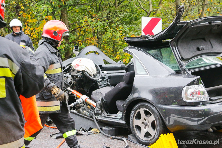 Wypadek drogowy w Komborni