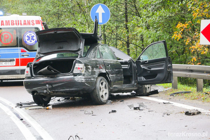 Wypadek drogowy w Komborni