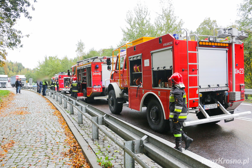 Wypadek drogowy w Komborni