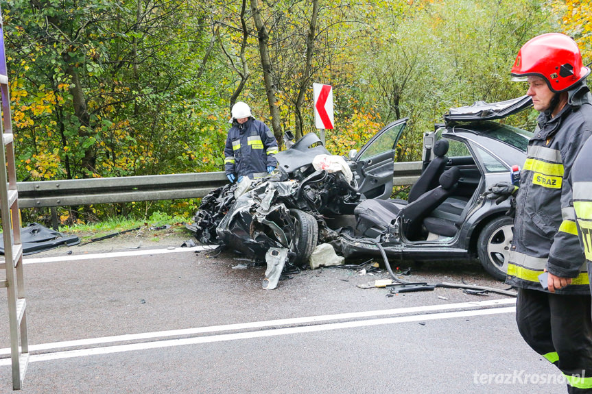 Wypadek drogowy w Komborni