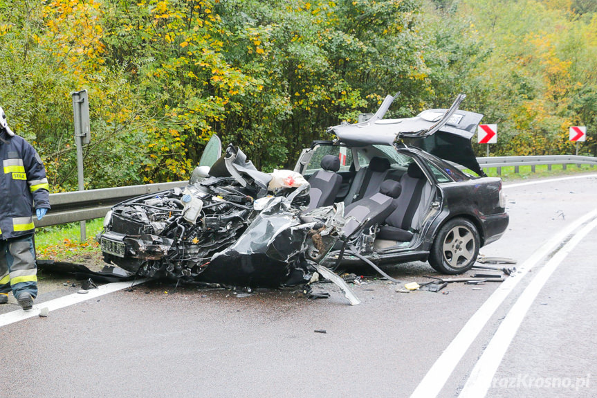 Wypadek drogowy w Komborni