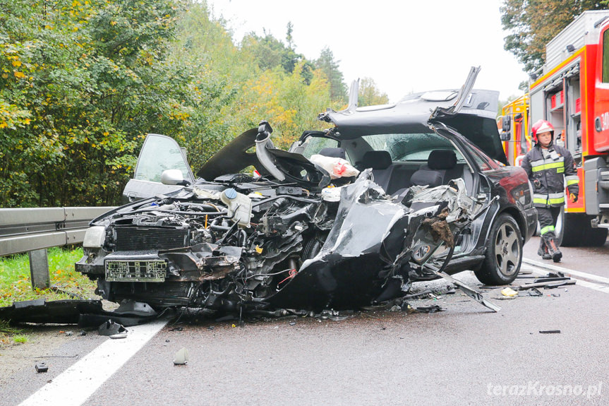 Wypadek drogowy w Komborni