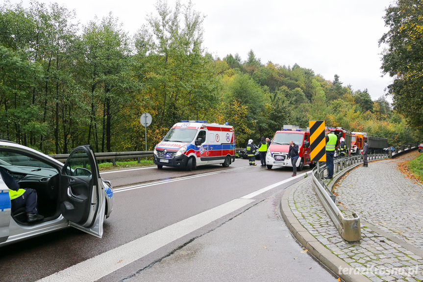 Wypadek drogowy w Komborni