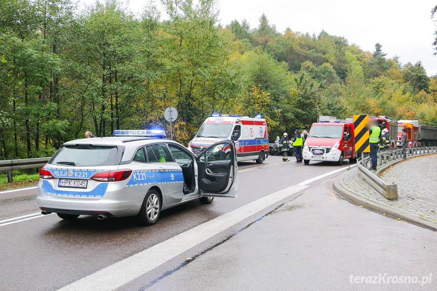 Wypadek drogowy w Komborni