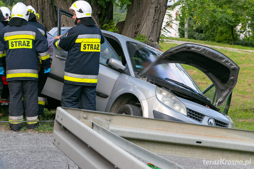 Wypadek drogowy w Zboiskach