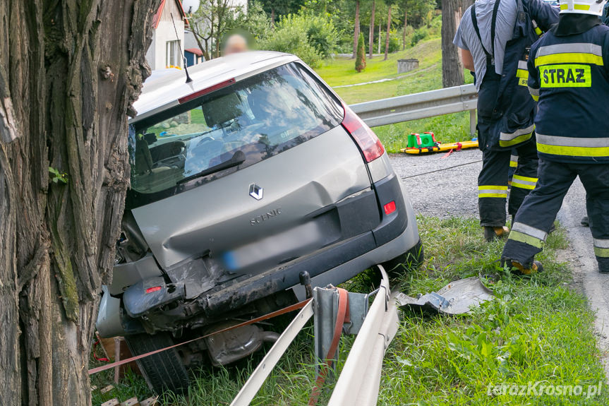 Wypadek drogowy w Zboiskach