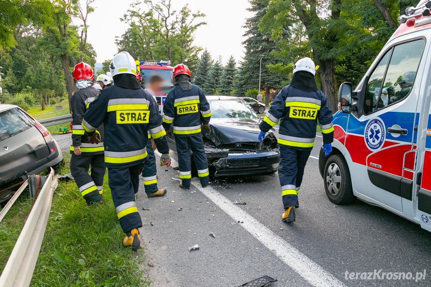 Wypadek drogowy w Zboiskach