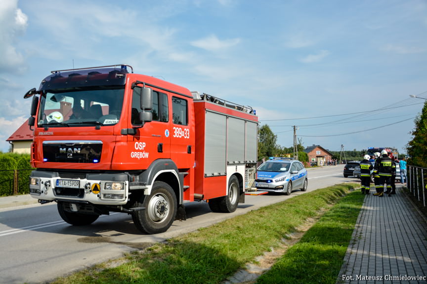 Wypadek Grebow 18.08.18